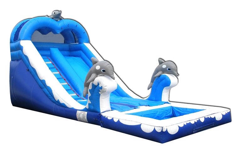 20' Dolphin Water Slide