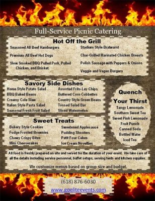 Full Service Picnic Catering