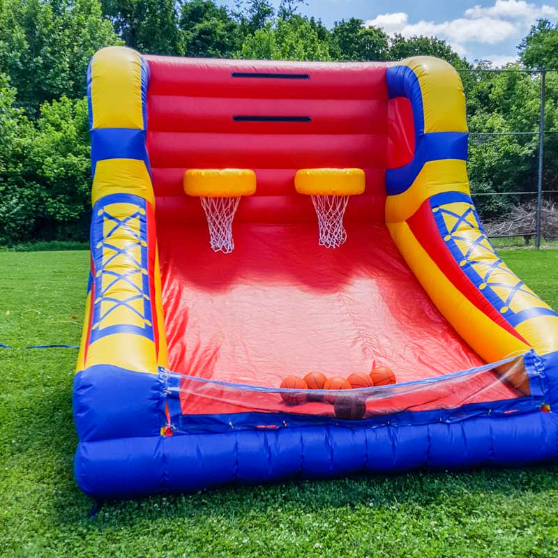 Inflatable Double Basketball Shot Rental With Go Elite Events