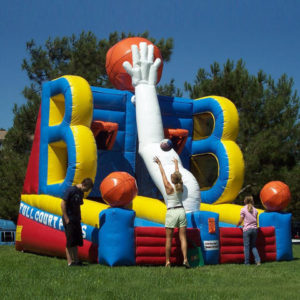 Full Court Press: Inflatable Basketball Game Rental