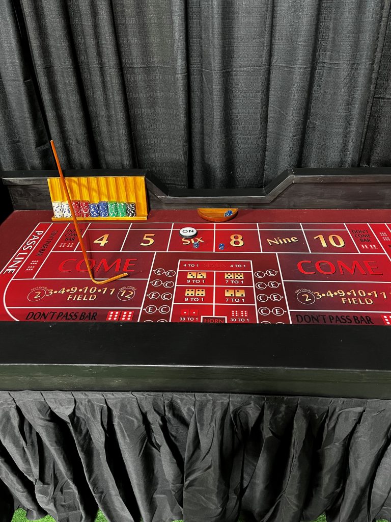 Craps Table Rental With Go Elite Events