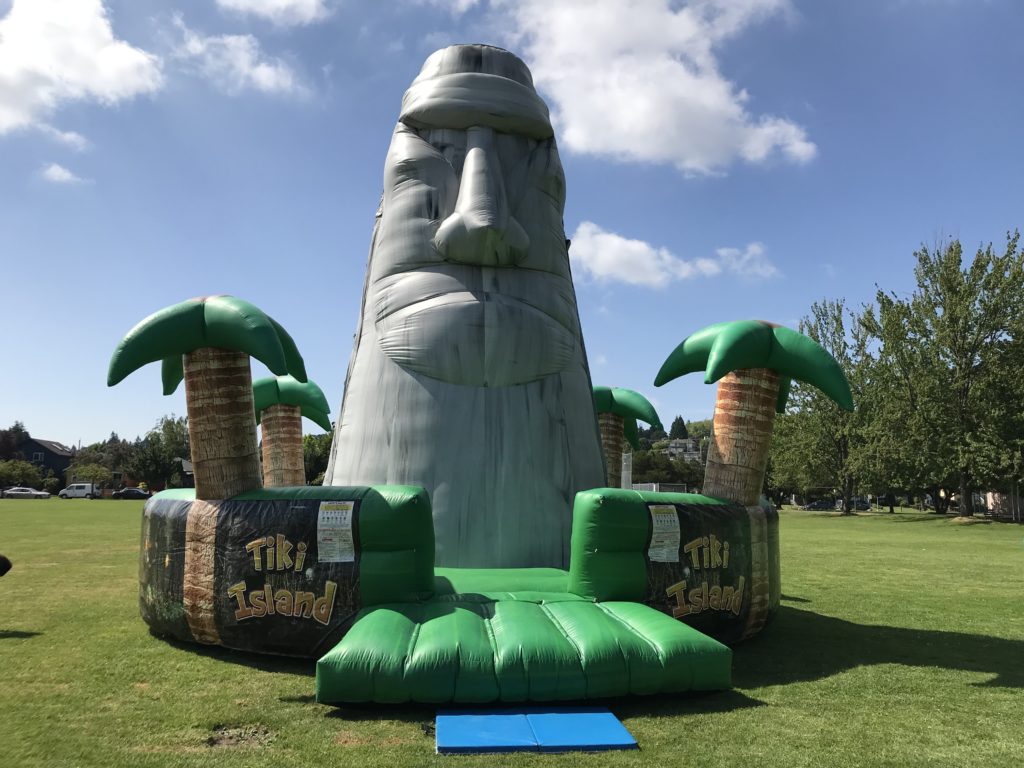 Tiki Island Rock Wall Rental With Go Elite Events