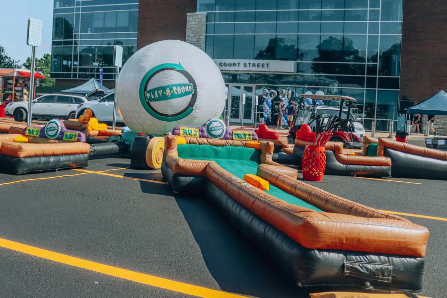 Inflatable Mini Golf Course Rental