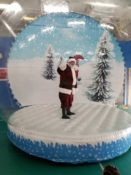 Santa, Snow Globes, Holidays