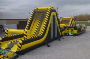 70′ Toxic Mega Obstacle Course Rental
